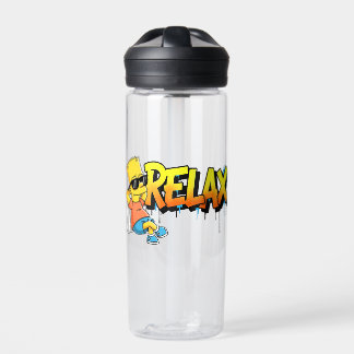 Botella De Agua Camiseta gráfica de estilo urbano con graffiti de 