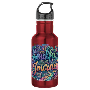 Botella De Agua Camiseta gráfica inspiradora de viaje espiritual