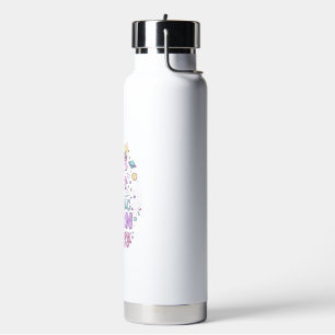 Botella De Agua Camiseta gráfica pastel linda energía cuerno cósmi