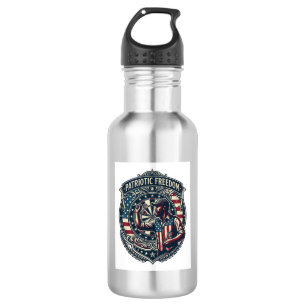 Botella De Agua Camiseta gráfica vectorial de jugador de dardos pa