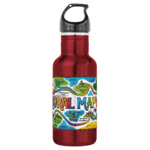 Botella De Agua Camiseta Moral Mapways