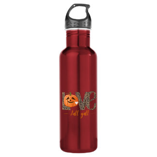 Botella De Agua Camiseta otoño estética acogedora otoño