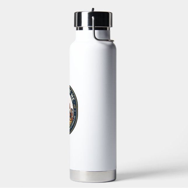 Botella De Agua Camiseta Personal de Apoyo Escolar Asistente Maest (Izquierda)