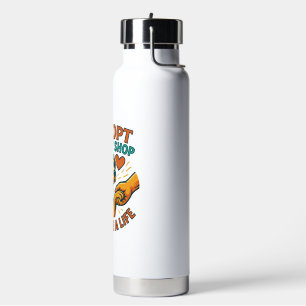 Botella De Agua Camiseta Pet Adopt Love