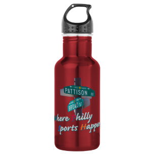 Botella De Agua Camiseta Philly Sports Happen Broad y Pattison