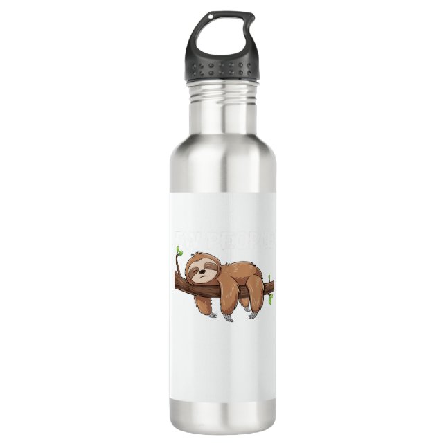 Botella De Agua Camiseta Sloth Ew People (Anverso)