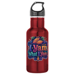 Botella De Agua Camiseta Yo Soy Lo Que Yo Soy