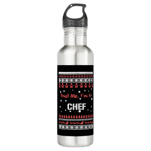 Botella De Agua Camisetas de Navidades Chef