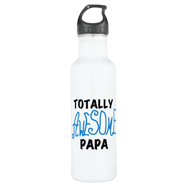Botella De Agua Camisetas de Papa totalmente alucinantes y (Anverso)