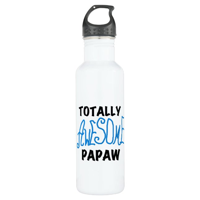 Botella De Agua Camisetas Papaw totalmente alucinantes y (Anverso)