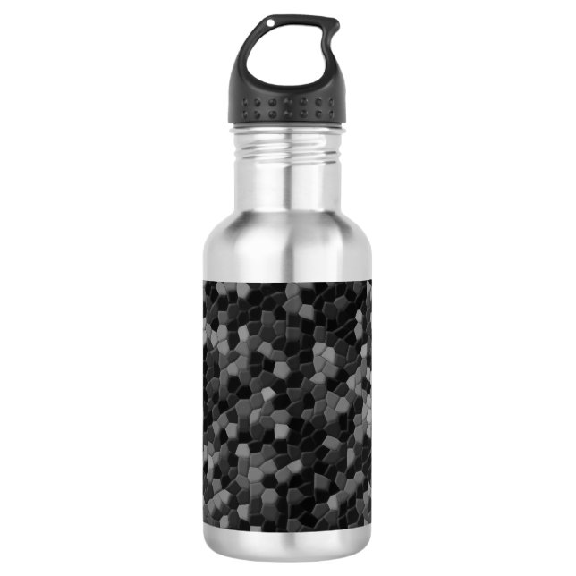 Botella De Agua Camo digital Metalizado cepillado (Anverso)