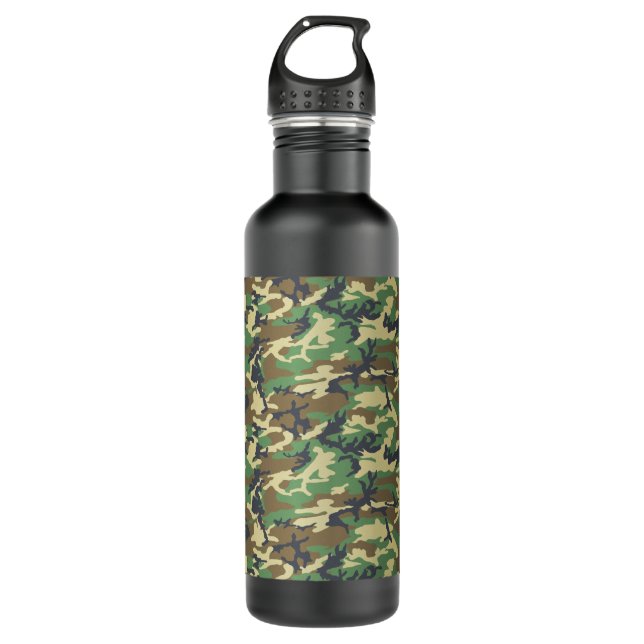 Botella De Agua Camo Woodland estándar (Anverso)