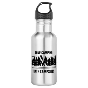 Botella De Agua Campamentos de amor, campamentos de odio