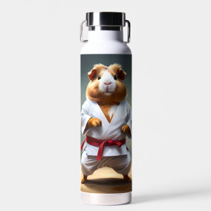 Botella De Agua **"Campeón de Karate: El Cobaya Intrépido"**
