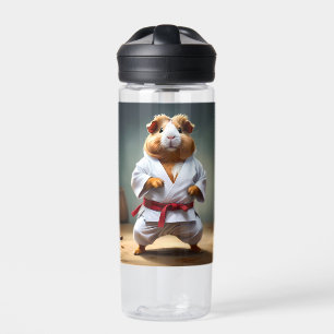 Botella De Agua **"Campeón de karate: el intrépido cerdo guineano"