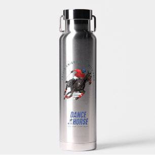 Botella De Agua Campeonato de Polo Jinete de Equitación Baile con