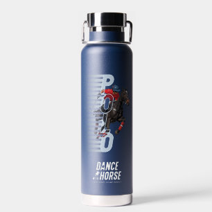 Botella De Agua Campeonato de Polo Jinete de Equitación Baile con