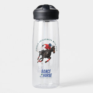 Botella De Agua Campeonato de Polo Jinete de Equitación Baile con