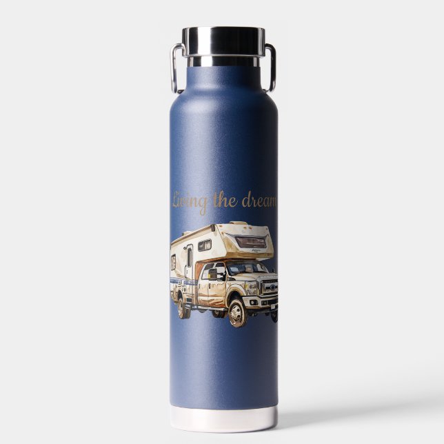 Botella De Agua Camper Adventure Living the dream (Delantero)