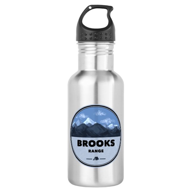 Botella De Agua Camping en Brooks Range Alaska (Anverso)