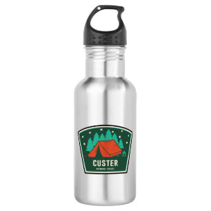 Botella De Agua Camping Forestal Nacional Custer