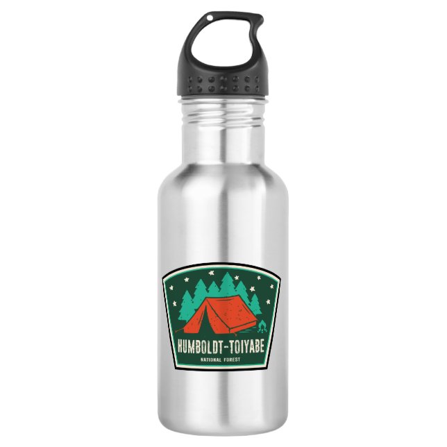 Botella De Agua Camping Forestal Nacional Humboldt-Toiyabe (Anverso)
