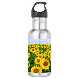 Botella De Agua Campo de girasol