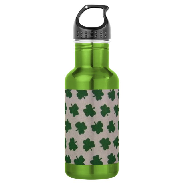 Botella De Agua Campo de Shamrock (Anverso)