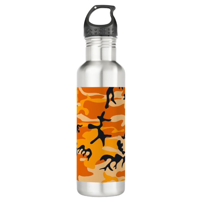 Botella De Agua Camuflaje naranja, Ejército (Anverso)
