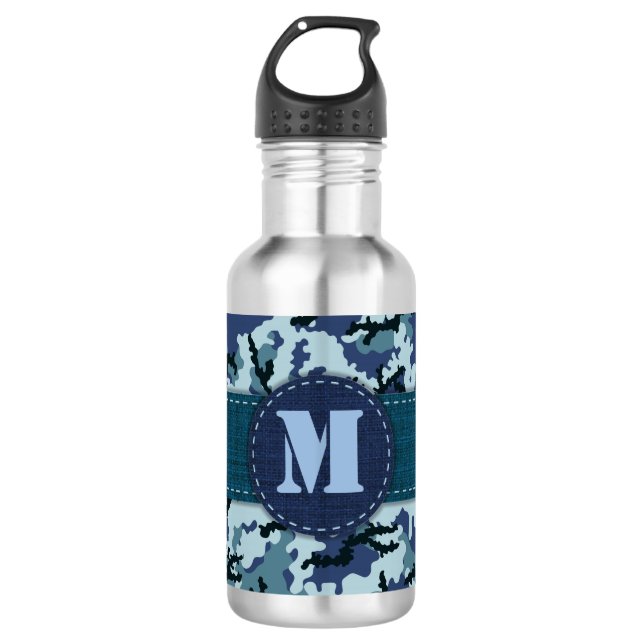 Botella De Agua Camuflaje naval (Anverso)