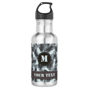 Botella De Agua Camuflaje urbano de gatos