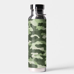 Botella De Agua Camuflaje verde