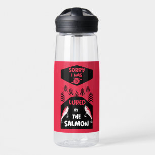 Botella De Agua Canadá de la pesca del salmón