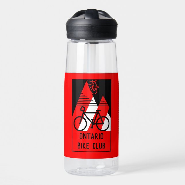 Botella De Agua Canadá en bicicleta (Delante)