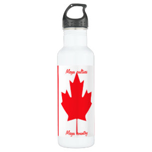 Botella De Agua canada maple leaf