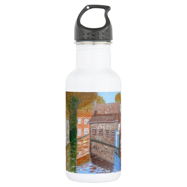 Botella De Agua Canal de Brujas (Anverso)