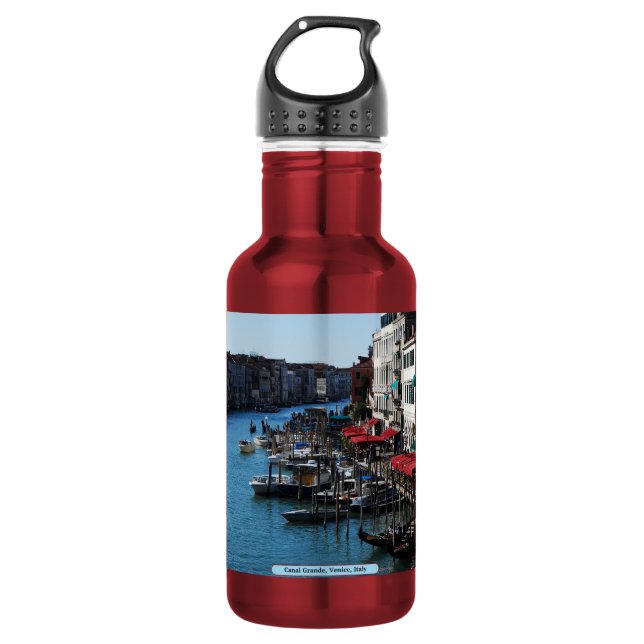 Botella De Agua Canal Grande, Venecia, Italia (Anverso)