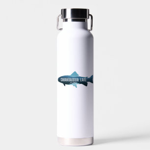 Botella De Agua Canandaigua Lake New York Fish