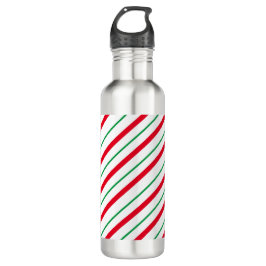 Botella De Agua Candy Cane Holiday