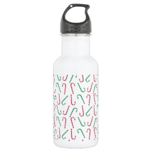 Botella De Agua Candy Canes