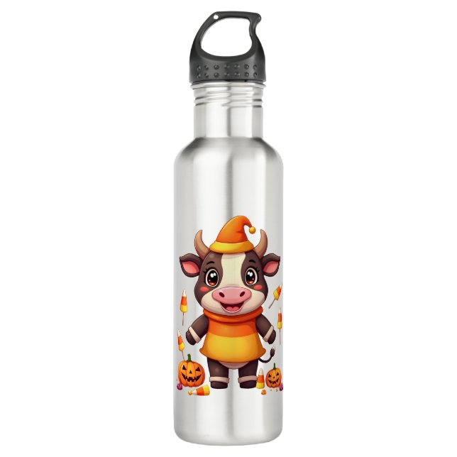 Botella De Agua Candy Corn Cow (Anverso)
