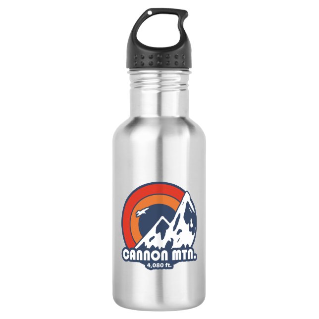 Botella De Agua Cannon Mountain New Hampshire Sun Eagle (Anverso)