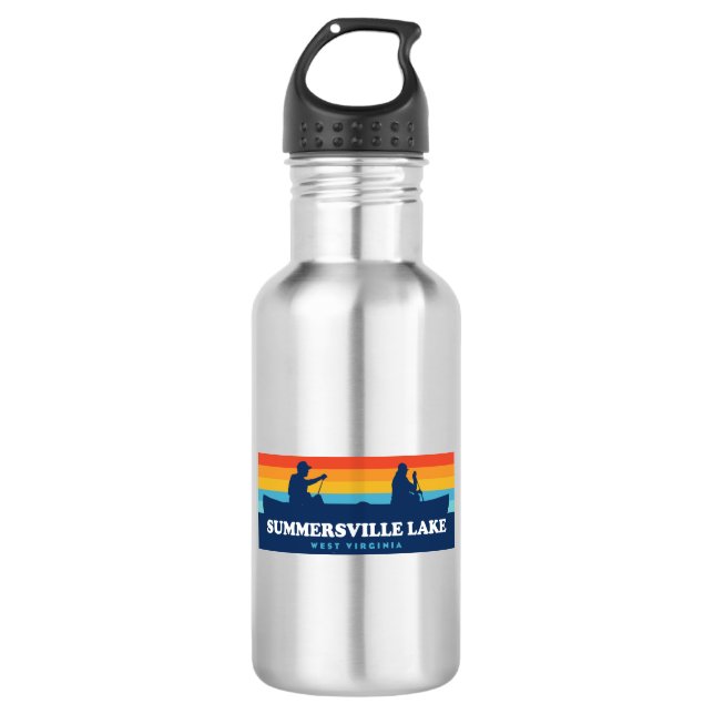 Botella De Agua Cañón de Virginia Occidental (Anverso)