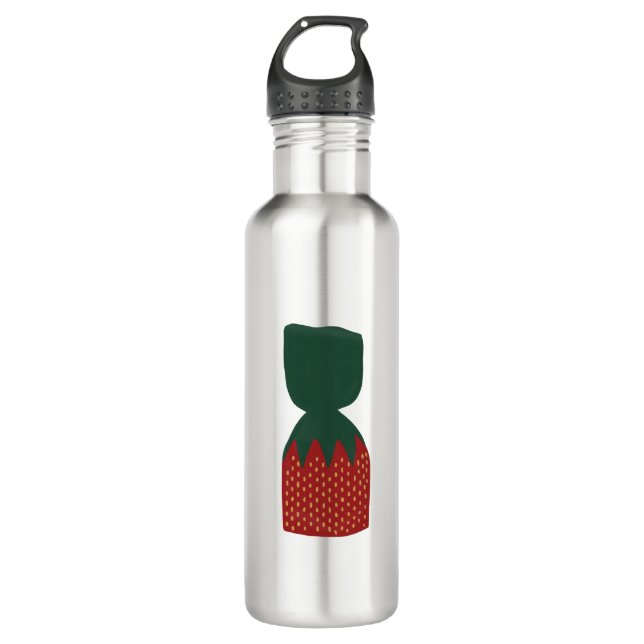 Botella De Agua Cañones Bon Bons de fresa (Anverso)
