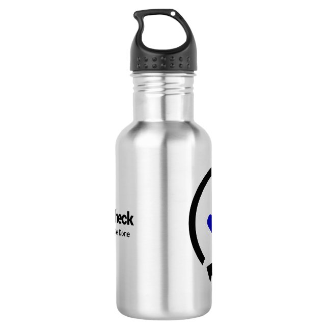 Botella De Agua Cantina de LogCheck (Reverso)