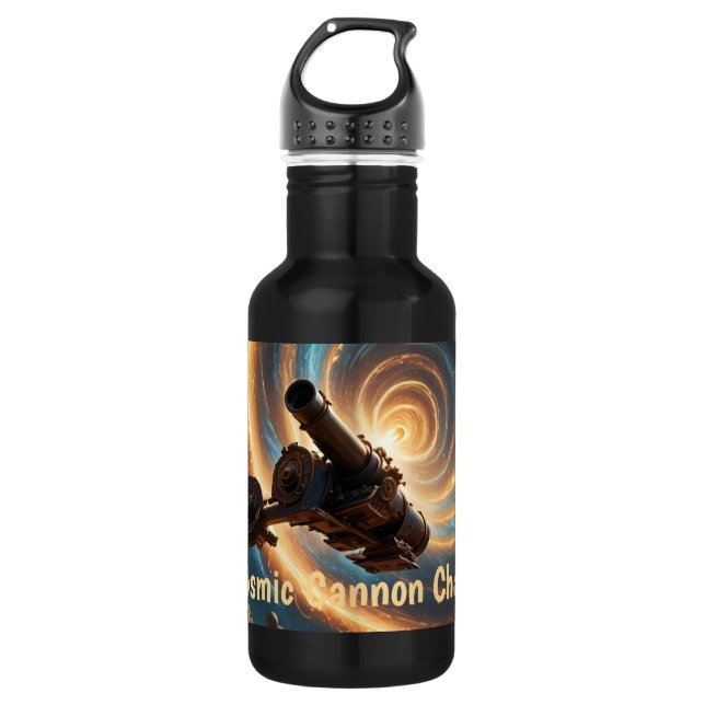 Botella De Agua Caos de cañones cósmicos (Anverso)
