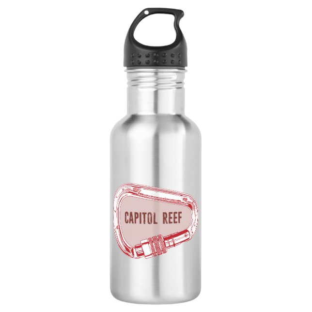 Botella De Agua Capitol Reef Climbing Carabiner (Anverso)