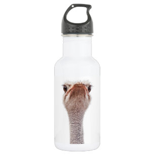 Botella De Agua Cara de la avestruz