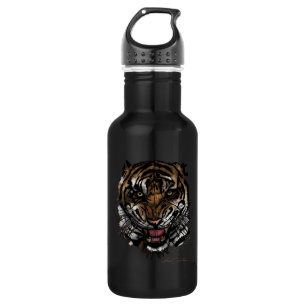 Botella De Agua Cara de tigre (diseño de firma)