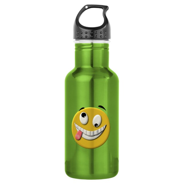 Botella De Agua Cara loca (Anverso)